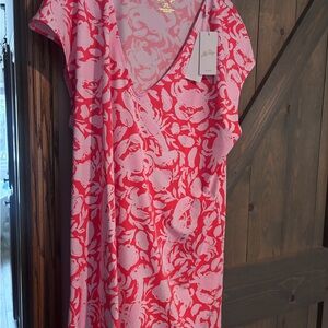 NWT Lilly Pulitzer Talli V-neck swim coverup
